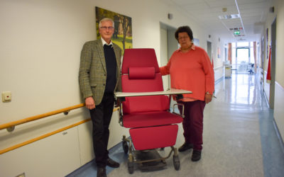 Pflegestuhl „Bruno“ für Patient:innen der Geriatrie